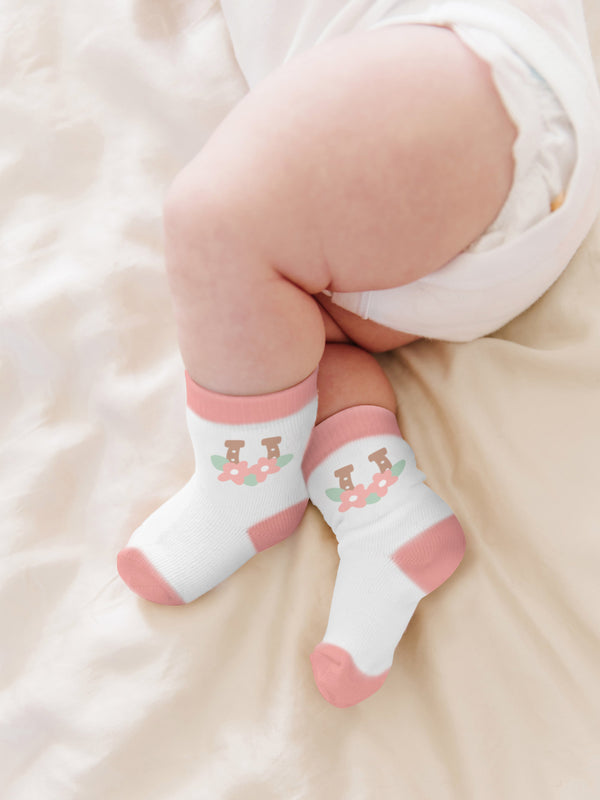 baby-socks-trio-bloomin-boot jujube bags at sophiasstyle.com Baby Socks Trios